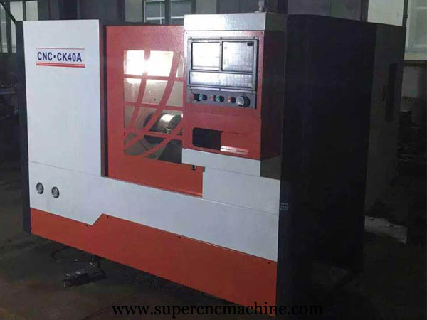 Slant Bed CNC Lathe Machine CK30A Export To Peru